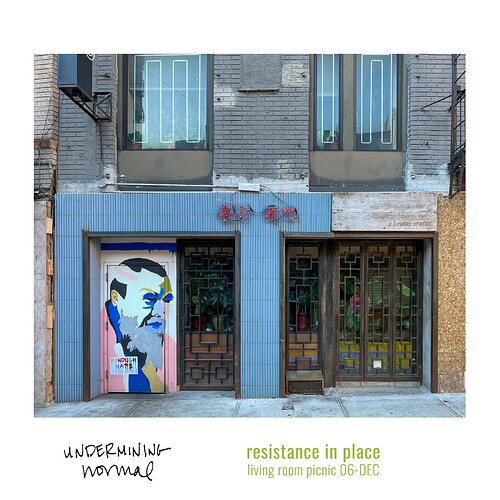 2021-12-06 resistance in place UNDERMININGnormal — Instagram Square