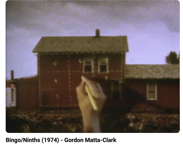 Screenshot from Bingo/Ninths, 1974