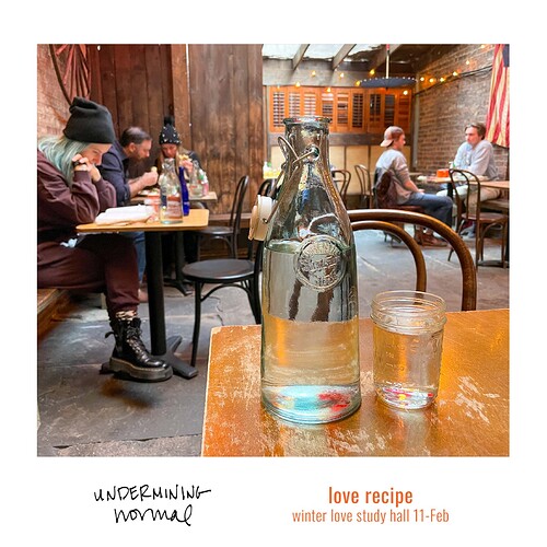 2022-07-02 love recipe winter love study hall UNDERMININGnormal — Instagram Square